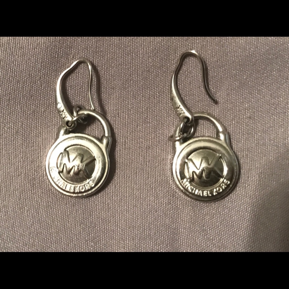 Michael Kors Silver Dangle Earrings